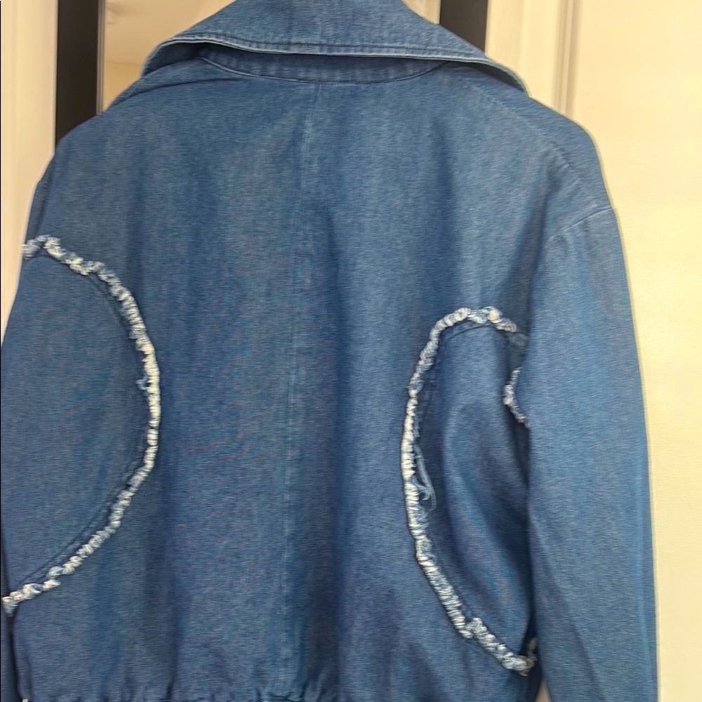 Raquel Allegra Blue Jean Jacket - Picture 2 of 10